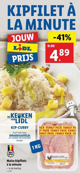 Malse kipfilets à la minute