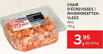 Alvo Chair D'Ecrevisses/Rivierkreeften- vlees 150g aanbieding