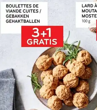 Boulettes De Viande Cuites/Gebakken Gehaktballen