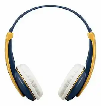 Dreamland JVC Bluetooth hoofdtelefoon HA-KD10W voor kinderen geel/blauw aanbieding