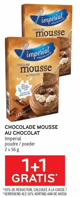 Alvo Chocolade Mousse Au Chocolat 2x56g aanbieding