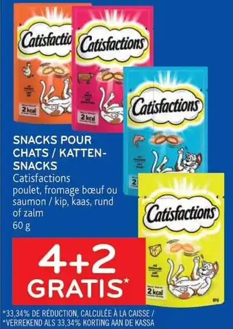Alvo Snacks Pour Chats/Katten-Snacks 60g aanbieding
