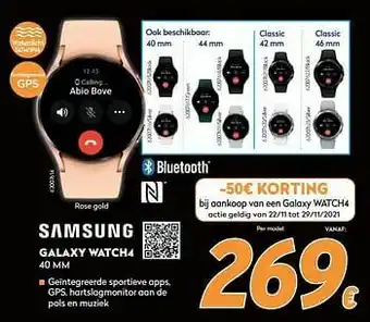 Krëfel Samsung galaxy watch4 40 mm aanbieding
