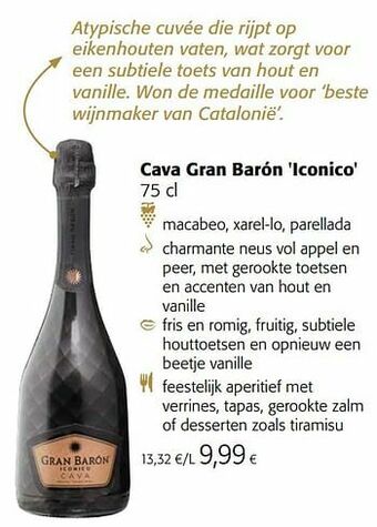 Colruyt Cava gran barón iconico aanbieding