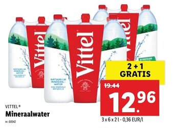 Lidl Vittel Mineraalwater aanbieding