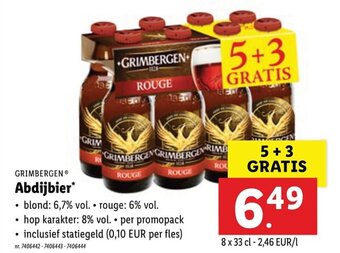 Lidl Grimbergen Abdijbier aanbieding