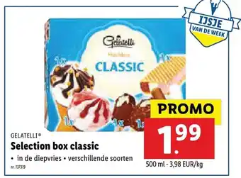 Lidl Gelatelli Selection box classic aanbieding
