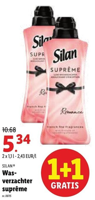 Lidl Silan Wasverzachter suprême aanbieding