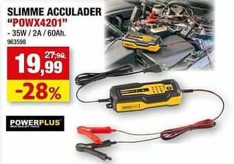 Hubo Powerplus slimme acculader powx4201 aanbieding