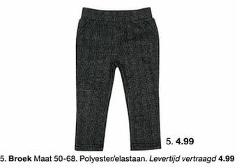 Zeeman Broek aanbieding