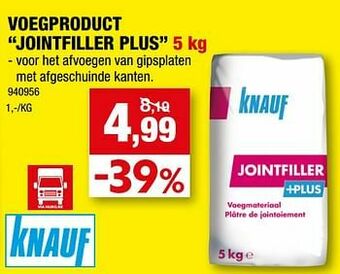 Hubo Voegproduct jointfiller plus aanbieding