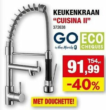 Hubo Keukenkraan cuisina ii aanbieding