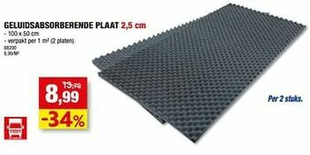 Hubo Geluidsabsorberende plaat aanbieding