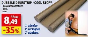 Hubo Dubbele deurstrip cool stop aanbieding