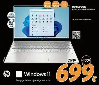 Hp notebook pavilion 15-eg0160nb