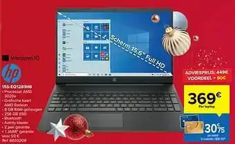 Carrefour Hp 15s-eq1281nb aanbieding