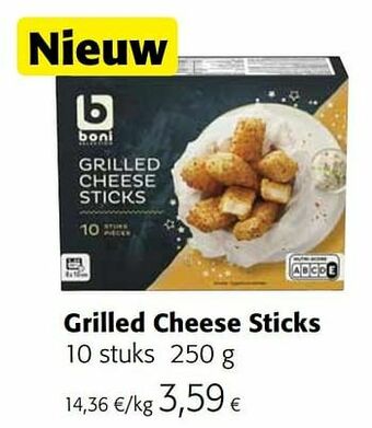 Colruyt Grilled cheese sticks aanbieding