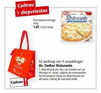 Colruyt Dr. oetker ristorante aanbieding