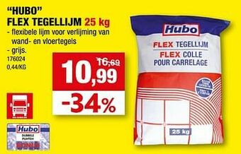 Hubo Hubo flex tegellijm aanbieding