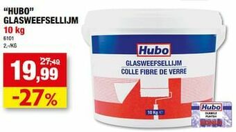 Hubo Hubo glasweefsellijm aanbieding