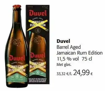 Colruyt Duvel barrel aged jamaican rum edition aanbieding