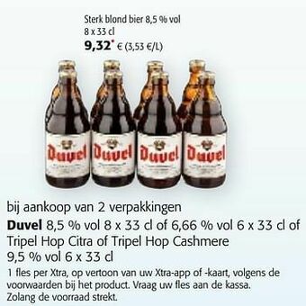 Colruyt Duvel tripel hop citra of tripel hop cashmere aanbieding