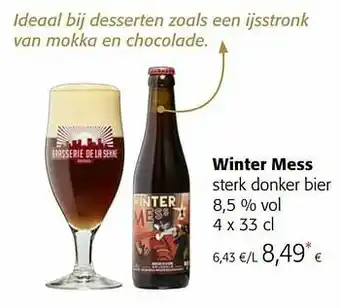 Colruyt Winter mess sterk donker bier aanbieding