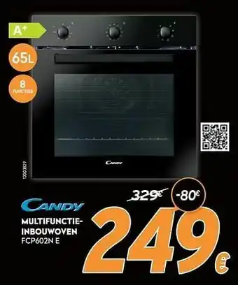 Krëfel Candy multifunctieinbouwoven fcp602n e aanbieding