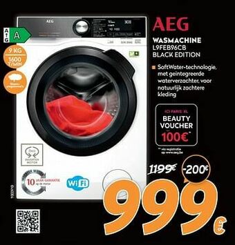 Krëfel Aeg wasmachine l9feb96cb black edition aanbieding