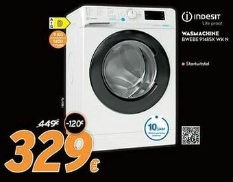 Krëfel Indesit wasmachine bwebe 91485x wk n aanbieding