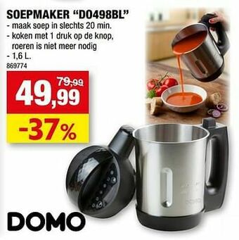 Hubo Domo elektro soepmaker do498bl aanbieding