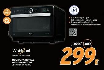 Krëfel Whirlpool multifunctionele microgolfoven jet chef jt 469 bl aanbieding