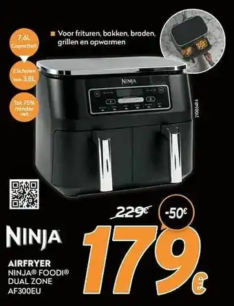 Ninja airfryer ninja foodi dual zone af300eu