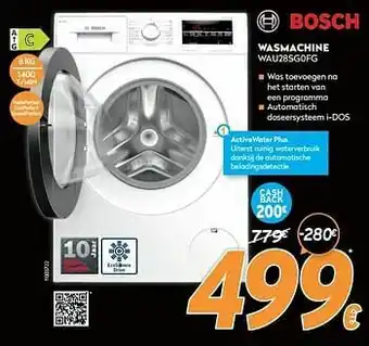 Krëfel Bosch wasmachine wau28sg0fg aanbieding