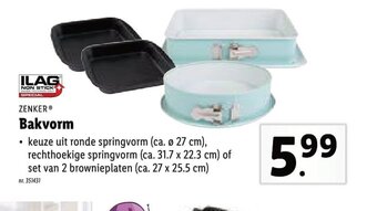 Lidl Zenker Bakvorm aanbieding