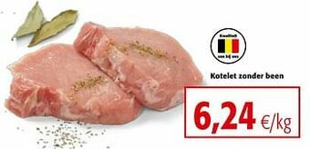 Colruyt Kotelet zonder been aanbieding