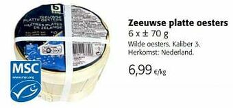 Zeeuwse platte oesters