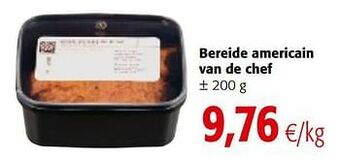 Colruyt Bereide americain van de chef aanbieding
