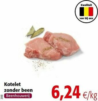 Colruyt Kotelet zonder been aanbieding
