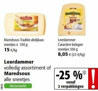 Colruyt Maredsous traditie abdijkaas aanbieding