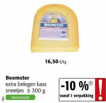 Beemster extra belegen kaas