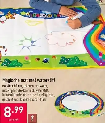 ALDI Magische mat met waterstift 60 x 80cm aanbieding