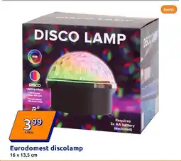 Action Eurodomest discolamp aanbieding