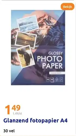 Glanzend fotopapier A4