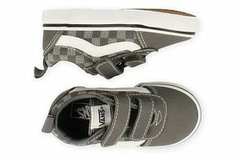 Berca Shoes Vans Sneaker Laag Jongens 22/26 Ward v Checker Dot - Grijs aanbieding