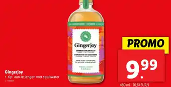 Lidl Gingerjoy aanbieding