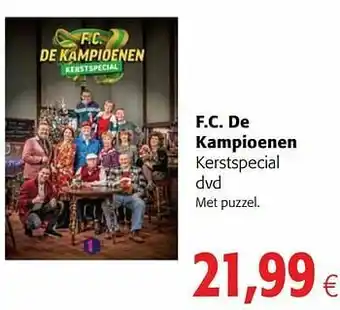 F.c. de kampioenen kerstspecial dvd