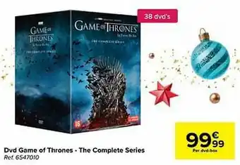 Carrefour Dvd game of thrones - the complete series aanbieding