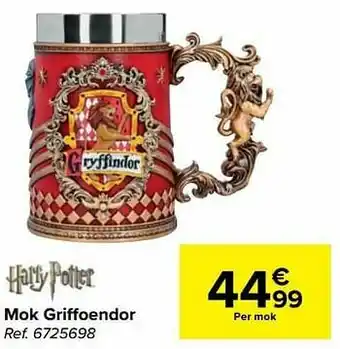 Carrefour Mok griffoendor aanbieding