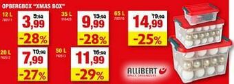 Hubo Opbergbox xmas box aanbieding